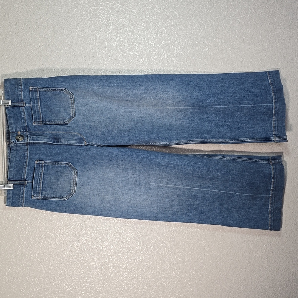 Pilcro By Anthropologie Wide Leg Cropped Pants - Picture 2 of 10